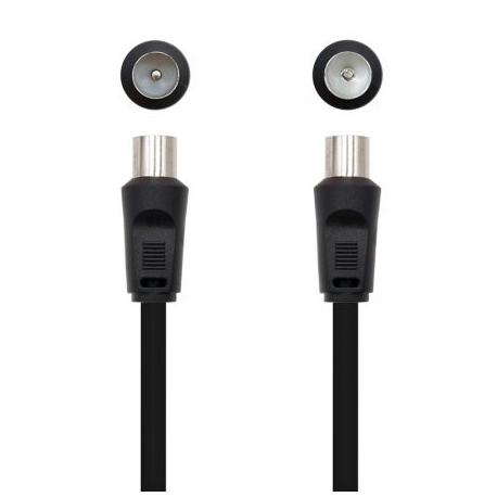 CABLE DE ANTENA TV NANOCABLE 10.26.0202/ 3C-2V MACHO - 3C-2V HEMBRA