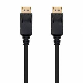 CABLE DISPLAYPORT 1.2 4K NANOCABLE 10.15.2300/ DISPLAYPORT MACHO - DISPLAYPORT MACHO/ 50CM/ NEGRO