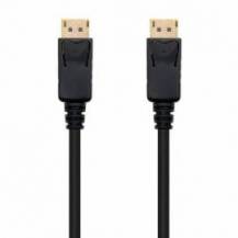 CABLE DISPLAYPORT 1.2 4K NANOCABLE 10.15.2300/ DISPLAYPORT MACHO - DISPLAYPORT MACHO/ 50CM/ NEGRO