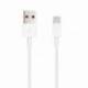 CABLE USB 2.0 LIGHTNING NANOCABLE 10.10.0400/ USB MACHO - LIGHTNING MACHO/ 50 CM/ BLANCO