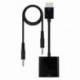CONVERSOR NANOCABLE 10.16.2001-BK/ HDMI MACHO - VGA HEMBRA/ JACK 3.5 HEMBRA/ 10CM/ NEGRO