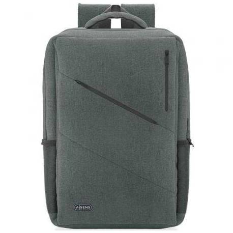 MOCHILA AISENS URBANA Y DE OFICINA ASBG-BP085-GR PARA PORTÁTILES HASTA 15.6'/ GRIS
