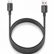 CABLE USB 2.0 NGS ZYRO-AC/ USB MACHO - USB TIPO-C MACHO/ HASTA 15W/ 480MBPS/ 1M/ NEGRO