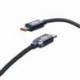CABLE USB 2.0 TIPO-C SUBBLIM OPTIMUS/ USB TIPO-C MACHO - USB TIPO-C MACHO/ HASTA 60W/ 480MBPS/ 1M/ NEGRO