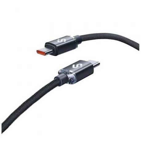 CABLE USB 2.0 TIPO-C SUBBLIM OPTIMUS/ USB TIPO-C MACHO - USB TIPO-C MACHO/ HASTA 60W/ 480MBPS/ 1M/ NEGRO