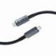 CABLE USB 4.0 TIPO-C SUBBLIM CABLE HIGH/ USB TIPO-C MACHO - USB TIPO-C MACHO/ HASTA 240W/ 40GBPS 1.5M/ NEGRO