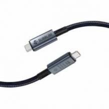 CABLE USB 4.0 TIPO-C SUBBLIM CABLE HIGH/ USB TIPO-C MACHO - USB TIPO-C MACHO/ HASTA 240W/ 40GBPS 1.5M/ NEGRO