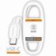 CABLE USB TIPO-C TECH ONE TECH TEC2903/ USB TIPO-C MACHO - USB MACHO/ 1M/ BLANCO
