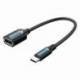 CABLE USB 2.0 VENTION CCSBB/ USB TIPO-C MACHO - USB HEMBRA/ 15CM/ 480MBPS/ NEGRO