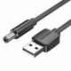 CABLE ALIMENTACIÓN VENTION CEXBG/ USB MACHO - DC 3.5MM MACHO/ 1.5M/ NEGRO