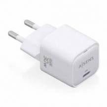 CARGADOR DE PARED GAN AISENS ASCH-30W1P018-W/ 1XUSB TIPO-C/ 30W