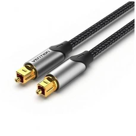 CABLE DE AUDIO DE FIBRA ÓPTICA VENTION BAVHH/ 2M/ GRIS