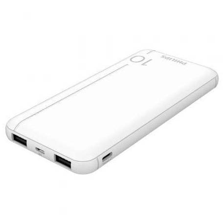 POWERBANK 10000MAH PHILIPS DLP1810NW/62/ BLANCA