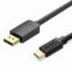 CABLE CONVERSOR VENTION CGYBH/ USB TIPO-C MACHO - DISPLAYPORT MACHO/ 2M/ NEGRO