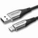 CABLE USB 2.0 VENTION COAHF/ USB MACHO - MICROUSB MACHO/ HASTA 60W/ 480MBPS/ 1M/ GRIS