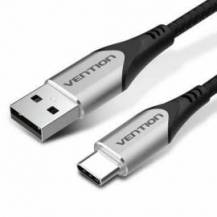 CABLE USB 2.0 TIPO-C VENTION CODHD/ USB TIPO-C MACHO - USB MACHO/ 480MBPS/ 50CM/ GRIS