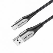 CABLE USB 2.0 TIPO-C VENTION CODHG/ USB MACHO - USB TIPO-C MACHO/ 480MBPS/ 1.5M/ GRIS