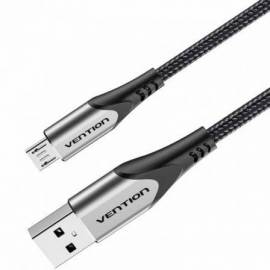 CABLE USB 2.0 VENTION COAHH/ MICROUSB MACHO - USB MACHO/ 480MBPS/ 2M/ GRIS