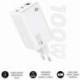 CARGADOR DE PARED GAN SUBBLIM 100W CHARGER USB C+C+A/ 2XUSB TIPO-C/ 1XUSB/ 100W
