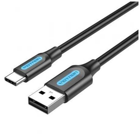 CABLE USB 2.0 TIPO-C VENTION COKBF/ USB MACHO - USB TIPO-C MACHO/ 480MBPS/ 1M/ GRIS