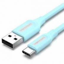 CABLE USB 2.0 TIPO-C VENTION COKSG/ USB TIPO-C MACHO - USB MACHO/ 480MBPS/ 1.5M/ AZUL