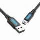 CABLE USB 2.0 VENTION COMBD/ USB MACHO - MINIUSB MACHO/ 480MBPS/ 50CM/ NEGRO