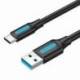 CABLE USB 3.0 TIPO-C VENTION COZBH/ USB MACHO - USB TIPO-C MACHO/ 5GBPS/ 2M/ NEGRO
