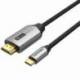 CABLE CONVERSOR HDMI 2.0 4K VENTION CRBBG/ USB TIPO-C MACHO - HDMI MACHO/ 1.5M/ NEGRO