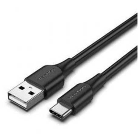 CABLE USB 2.0 TIPO-C VENTION CTHBF/ USB TIPO-C MACHO - USB MACHO/ 480MBPS/ 1M/ NEGRO