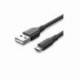 CABLE USB 2.0 VENTION CTIBG/ USB MACHO - MICROUSB MACHO/ HASTA 60W/ 480MBPS/ 1.5M/ NEGRO