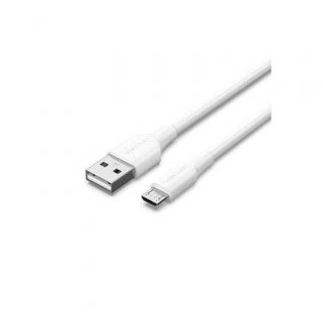 CABLE USB 2.0 VENTION CTIWF/ USB MACHO - MICROUSB MACHO/ HASTA 60W/ 480MBPS/ 1M/ BLANCO