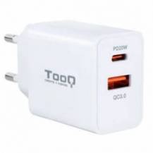 CARGADOR DE PARED TOOQ TQWC-2SC04WT/ 1XUSB TIPO-C/ 1XUSB/ 20W