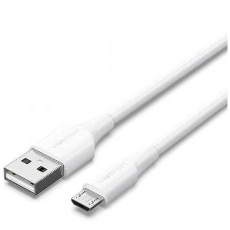 CABLE USB 2.0 VENTION CTIWH/ USB MACHO - MICROUSB MACHO/ 480MBPS/ 2M/ BLANCO