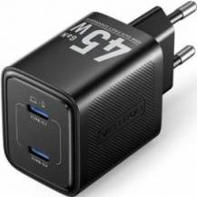 CARGADOR DE PARED GAN VENTION FEFB0-EU/ 2XUSB TIPO-C/ 45W