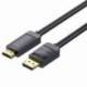 CABLE CONVERSOR VENTION HAGBG/ DISPLAYPORT MACHO - HDMI 4K MACHO/ 1.5M/ NEGRO