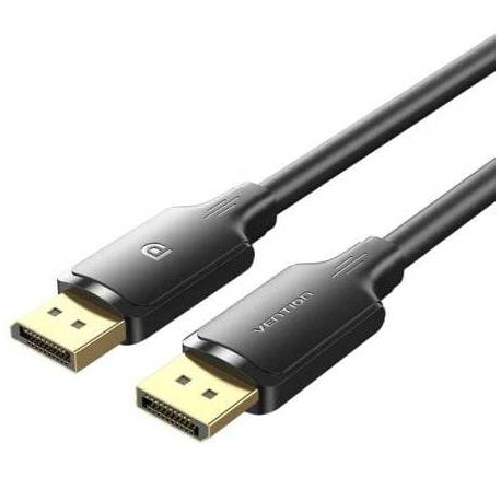 CABLE DISPLAYPORT VENTION HAKBF/ DISPLAYPORT MACHO - DISPLAYPORT 4K MACHO/ 1M/ NEGRO