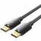 CABLE CONVERSOR VENTION HAKBH/ DISPLAYPORT MACHO - DISPLAYPORT 4K MACHO/ 2M/ NEGRO
