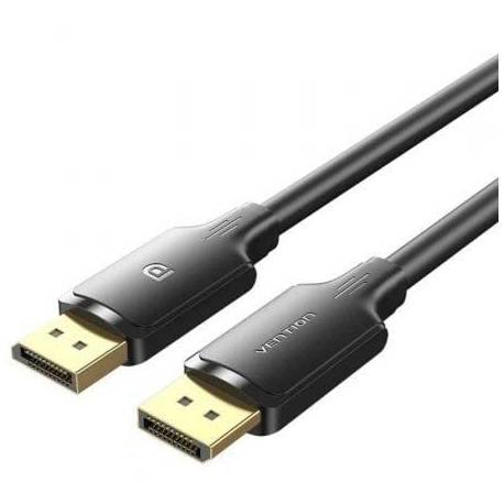 CABLE CONVERSOR VENTION HAKBH/ DISPLAYPORT MACHO - DISPLAYPORT 4K MACHO/ 2M/ NEGRO