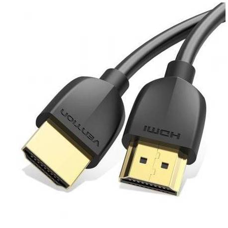 CABLE HDMI 2.0 4K PORTATIL VENTION AAIBF/ HDMI MACHO - HDMI MACHO/ 1M/ NEGRO