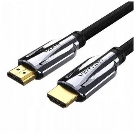 CABLE HDMI 2.1 8K VENTION AALBI/ HDMI MACHO - HDMI MACHO/ 3M/ GRIS Y NEGRO