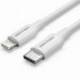 CABLE USB 2.0 TIPO-C LIGHTNING VENTION LAJWF/ USB TIPO-C MACHO - LIGHTNING MACHO/ HASTA 27W/ 480MBPS/ 1M/ BLANCO