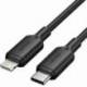 CABLE USB 2.0 TIPO-C LIGHTNING VENTION LAKBF/ USB TIPO-C MACHO - LIGHTNING MACHO/ HASTA 27W/ 480MBPS/ 1M/ NEGRO