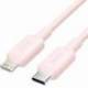 CABLE USB 2.0 TIPO-C LIGHTNING VENTION LAKPF/ USB TIPO-C MACHO - LIGHTNING MACHO/ HASTA 27W/ 480MBPS/ 1M/ ROSA