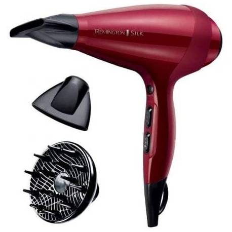 SECADOR REMINGTON SILK DRYER AC9096/ 2400W/ IÓNICO/ ROJO