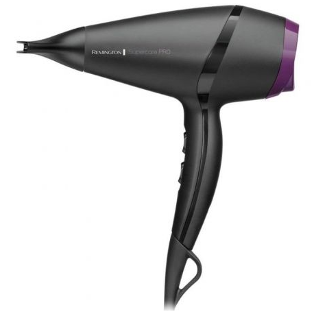 SECADOR REMINGTON SUPERCARE PRO 2100 AC7100/ 2100W/ IÓNICO/ NEGRO Y LILA
