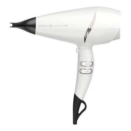 SECADOR REMINGTON SUPERCARE PRO 2200 AC7200W/ 2200W/ IÓNICO/ BLANCO
