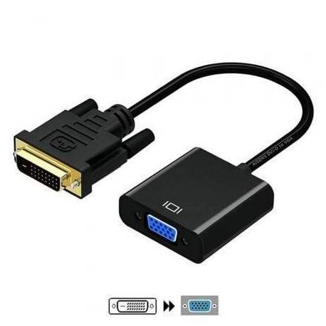CABLE CONVERSOR AISENS A147-0352/ DVI MACHO - VGA HEMBRA/ 30CM/ NEGRO
