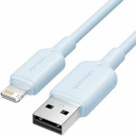 CABLE USB 2.0 LIGHTNING VENTION LAMSF/ USB MACHO - LIGHTNING MACHO/ 480MBPS/ 1M/ AZUL