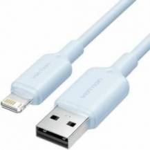 CABLE USB 2.0 LIGHTNING VENTION LAMSF/ USB MACHO - LIGHTNING MACHO/ 480MBPS/ 1M/ AZUL