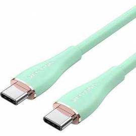 CABLE USB 2.0 TIPO-C VENTION TAWGF/ USB TIPO-C MACHO - USB TIPO-C MACHO/ HASTA 100W/ 480MBPS/ 1M/ VERDE